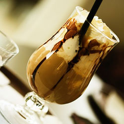 Enjoy your coffee at 218 Car Restaurant in Santorini